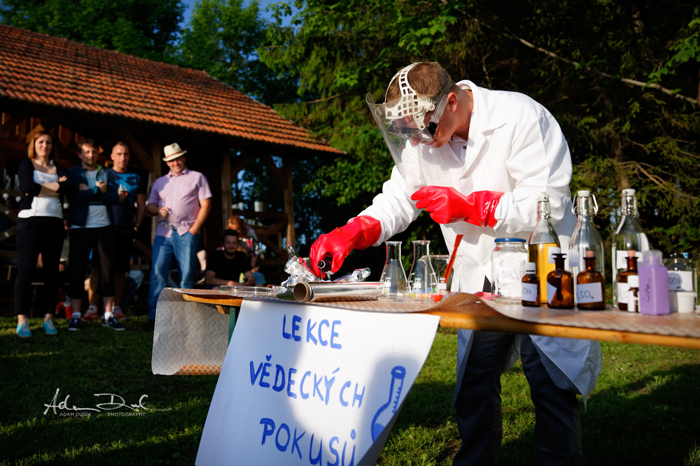 Svatebn fotografie - lekce vdeckch pokus