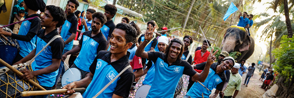 Kerala Street Drum Festival and Hindu Festival